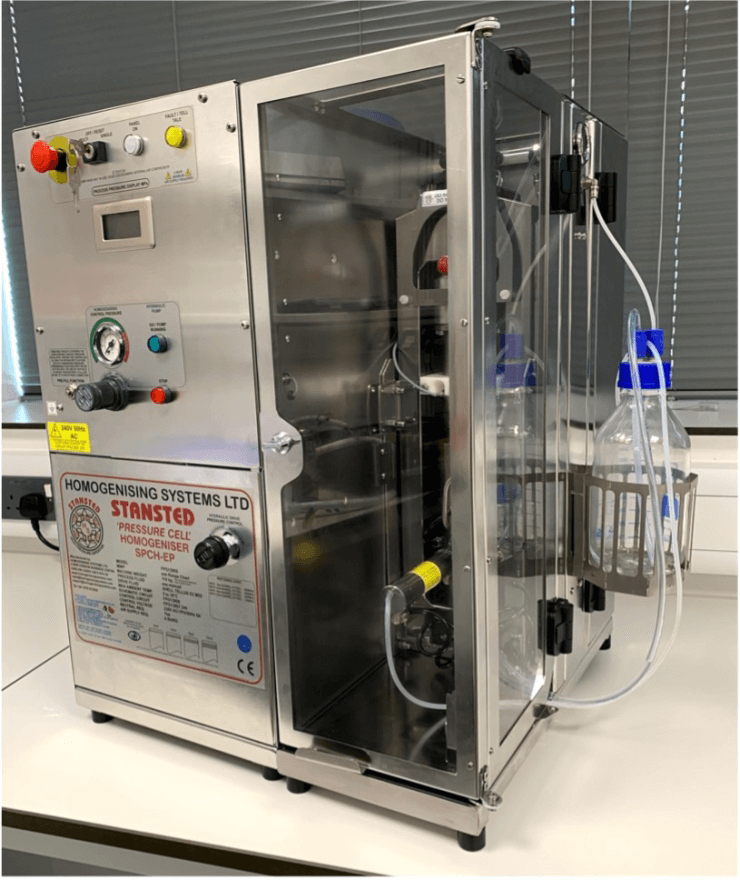 Cell Disruptor used for E. coli Cell Lysis.